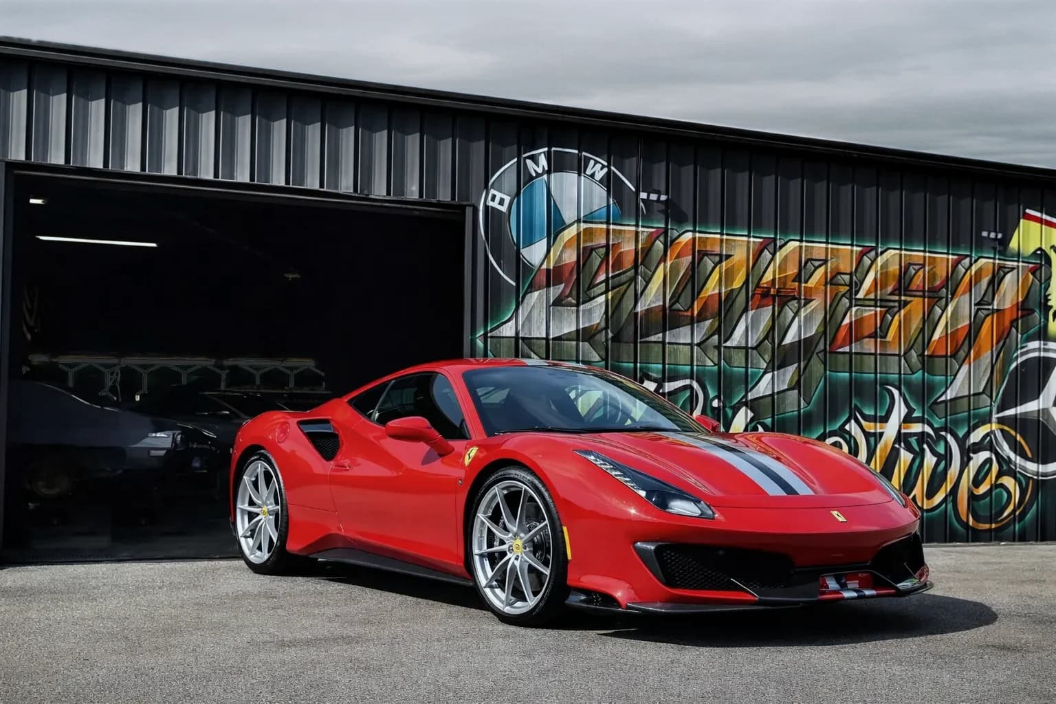 Ferrari 488 Pista after full collision restoration